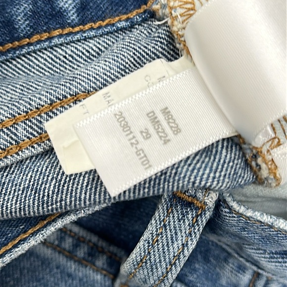 Madewell The MomJean Short size 29. Raw hem Denim Shorts - Picture 7 of 8